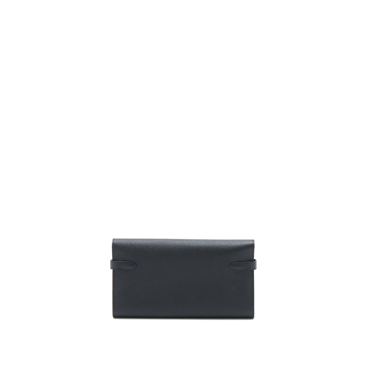 Hermes Kelly Long Wallet Epsom Black SHW