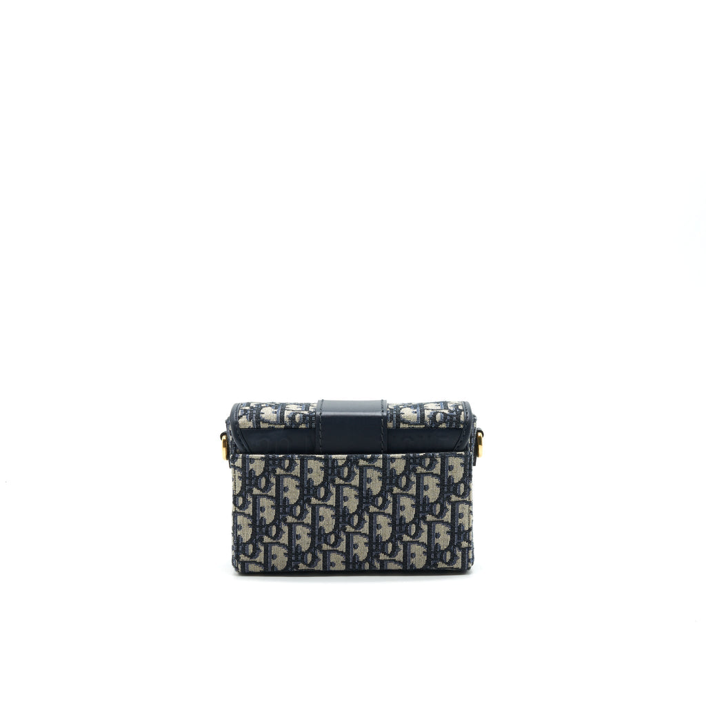 CHRISTIAN DIOR 30 MONTAIGNE MINI BOX BAG OBLIQUE CANVAS