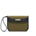 Hermes Pochette Kelly Depeches Canvas And Leather Multicolour SHW