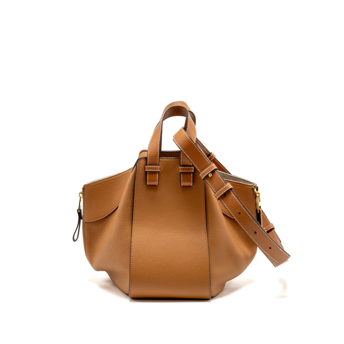 Loewe Small Hammock Bag Classic Calfskin Tan GHW