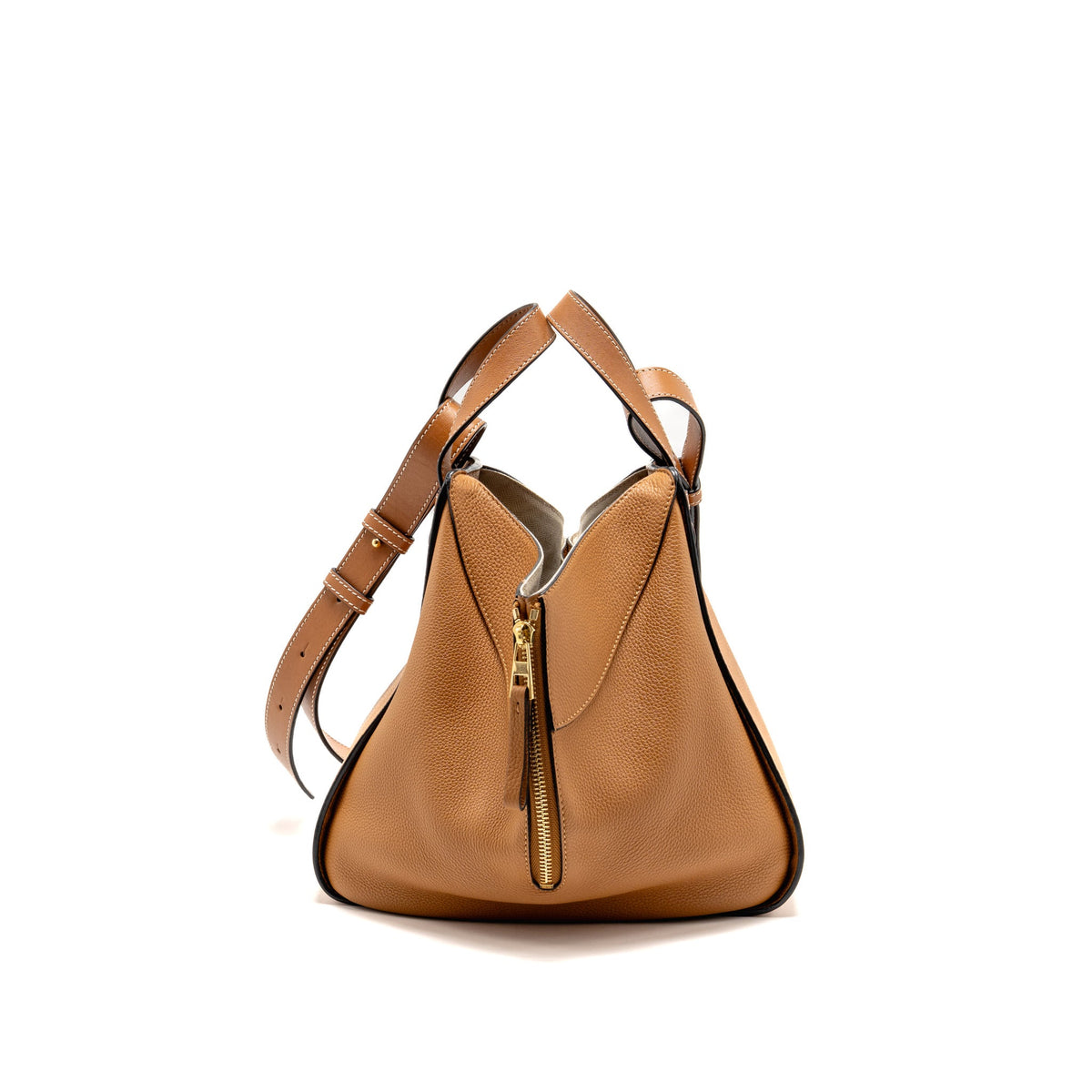 Loewe Small Hammock Bag Classic Calfskin Tan GHW