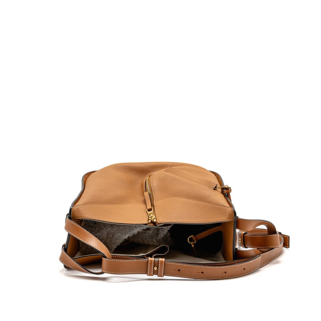 Loewe Small Hammock Bag Classic Calfskin Tan GHW