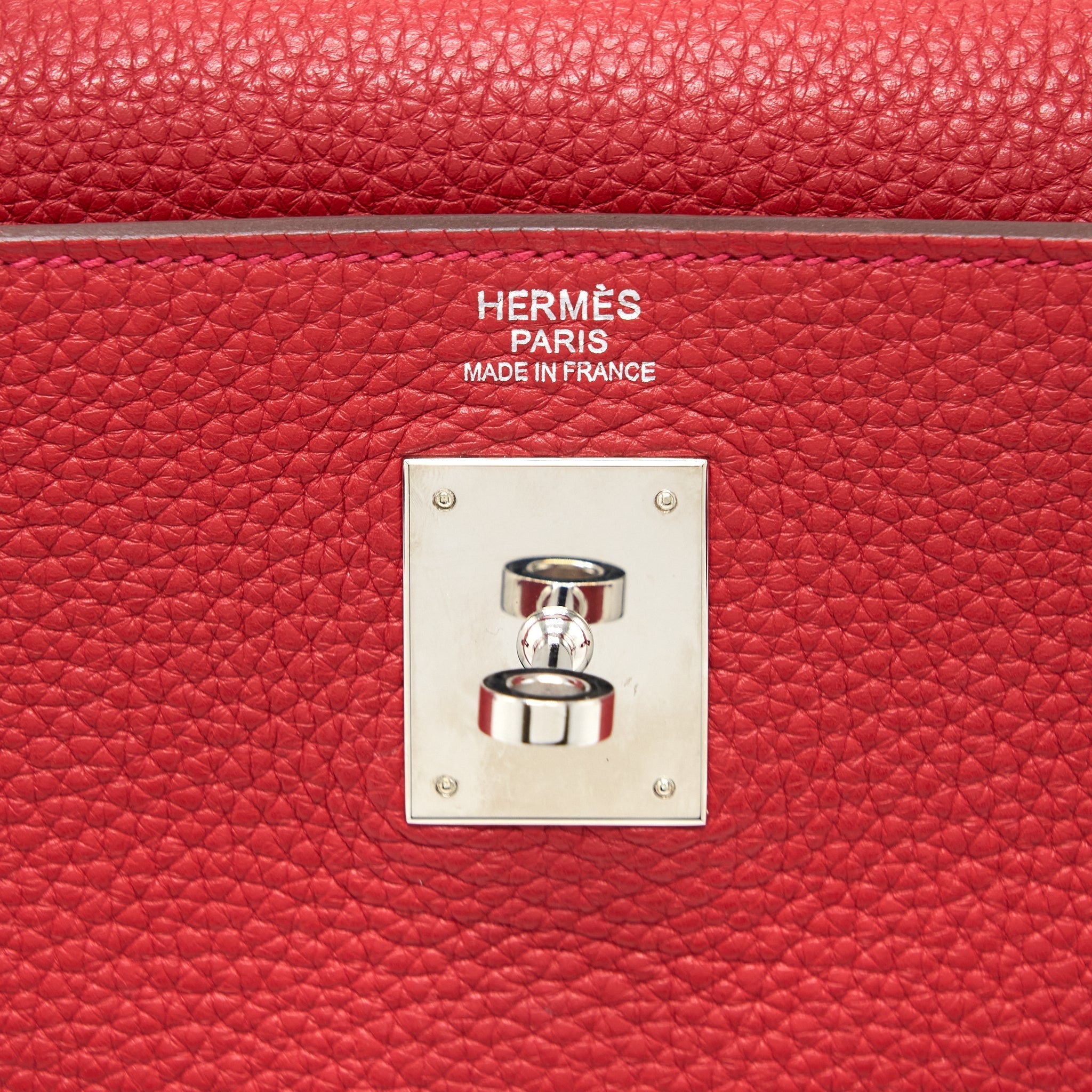 HERMES KELLY 32 CLEMENCE Q5 ROUGE CASAQUE SHW