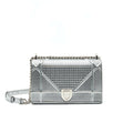 DIOR MEDIUM DIORMA METALLIC SILVER WITH SHW