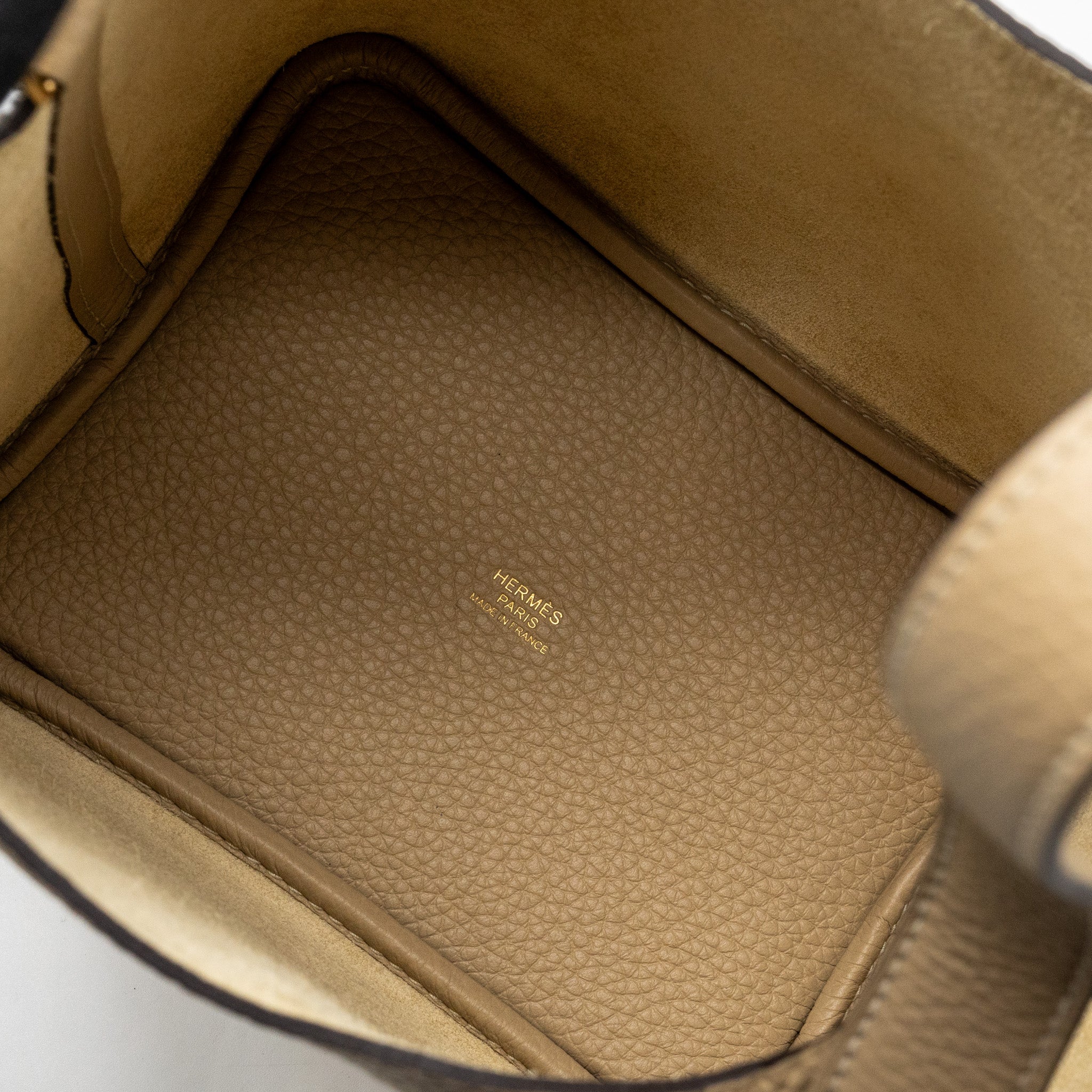 HERMES PICOTIN 18 LOCK BAG CLEMENCE TRENCH GHW