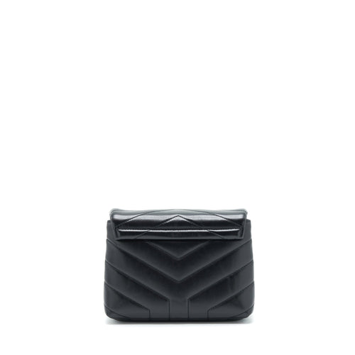 SAINT LAURENT/ YSL TOY LOULOU BAG QUILTED BLACK GHW