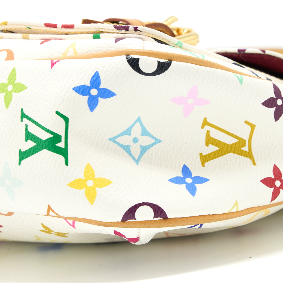 LOUIS VUITTON LODGE PM MULTICOLOUR MONOGRAM CANVAS WHITE GHW