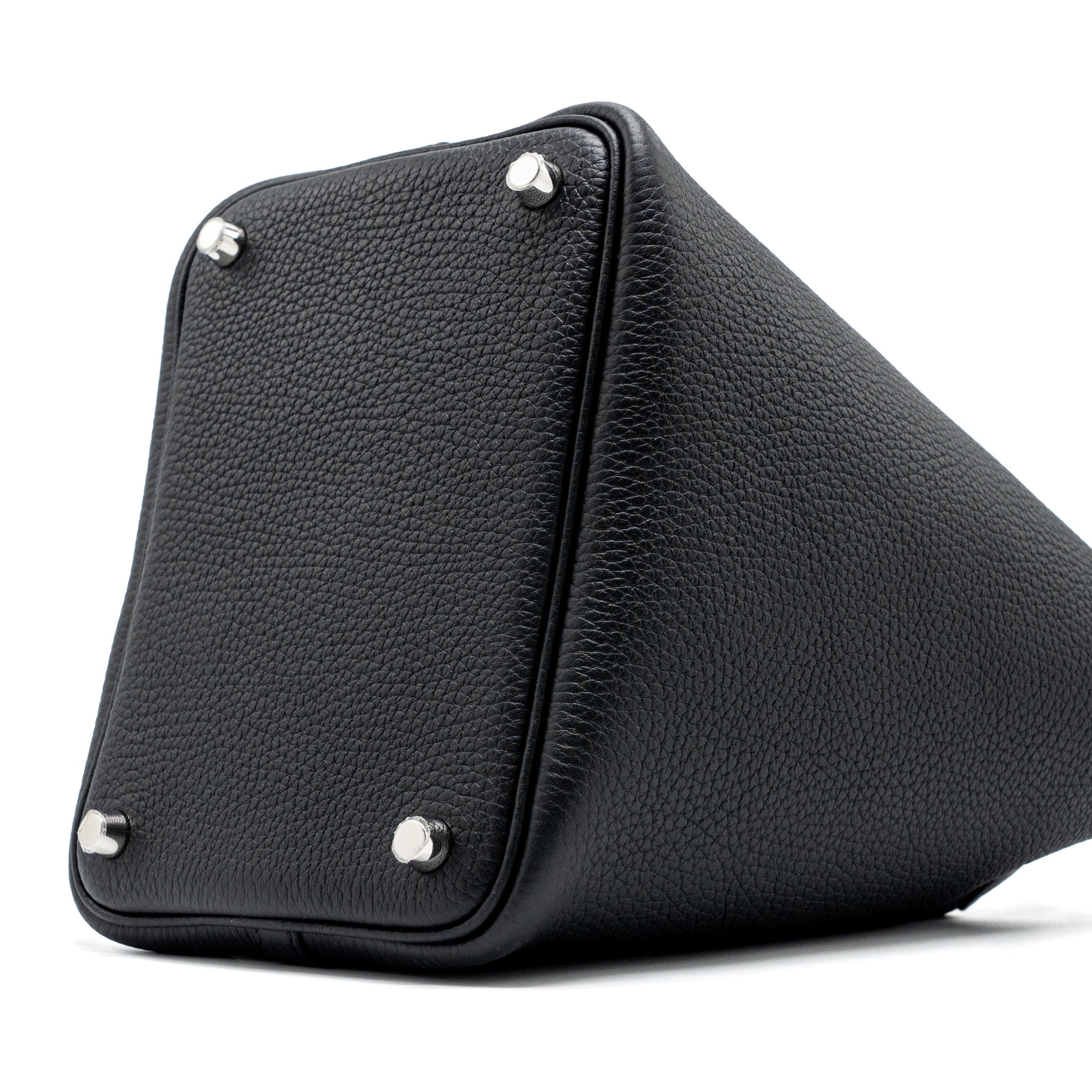 HERMES PICOTIN 18 LOCK BAG CLEMENCE BLACK SHW