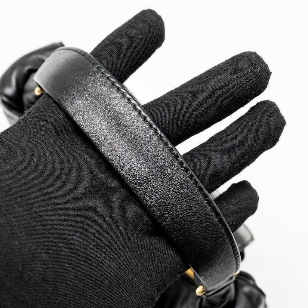 Miu Miu multi pocket bag Nappa lambskin black GHW