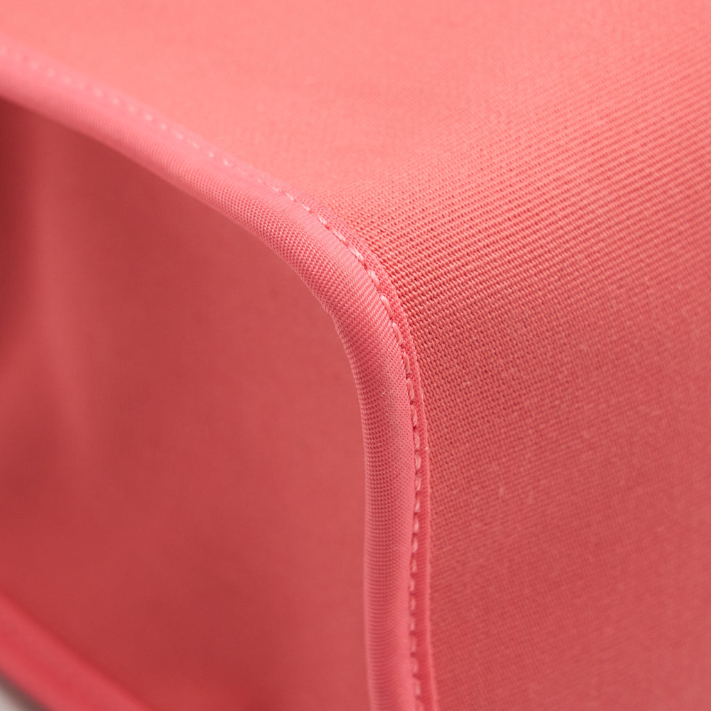 Hermes Herbag 31 Zip Bag Rose Azalee SHW With An Extra Hermes Silk Twilly