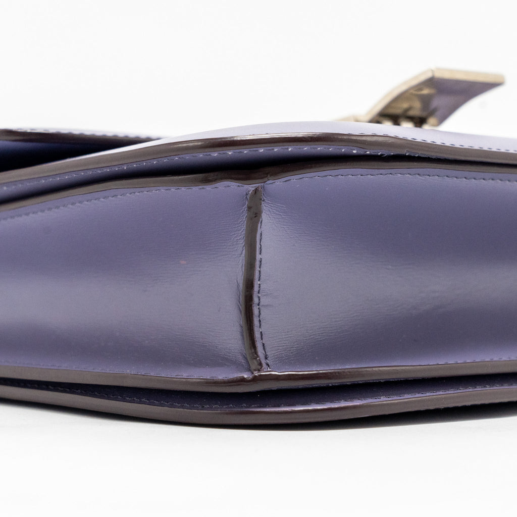 CELINE MEDIUM CLASSIC BOX BAG CALFSKIN PURPLE SHW