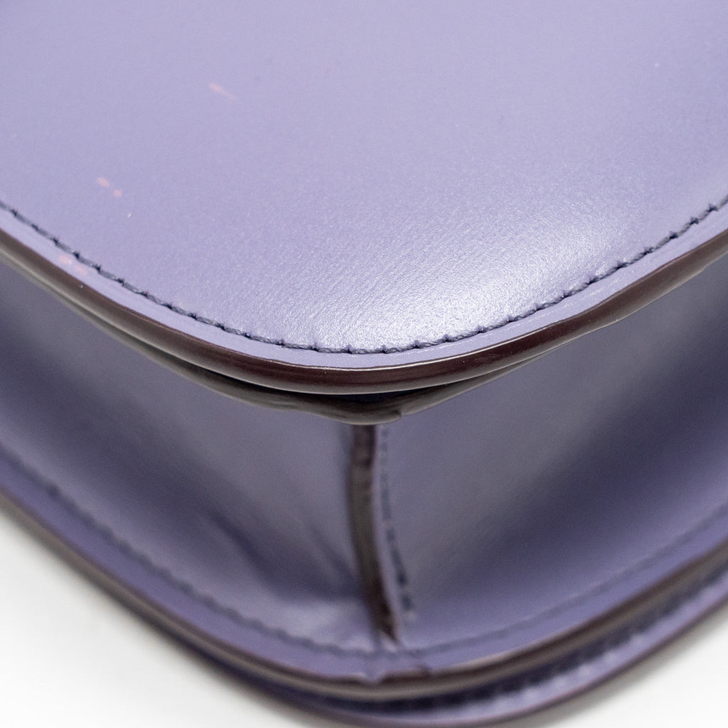 CELINE MEDIUM CLASSIC BOX BAG CALFSKIN PURPLE SHW