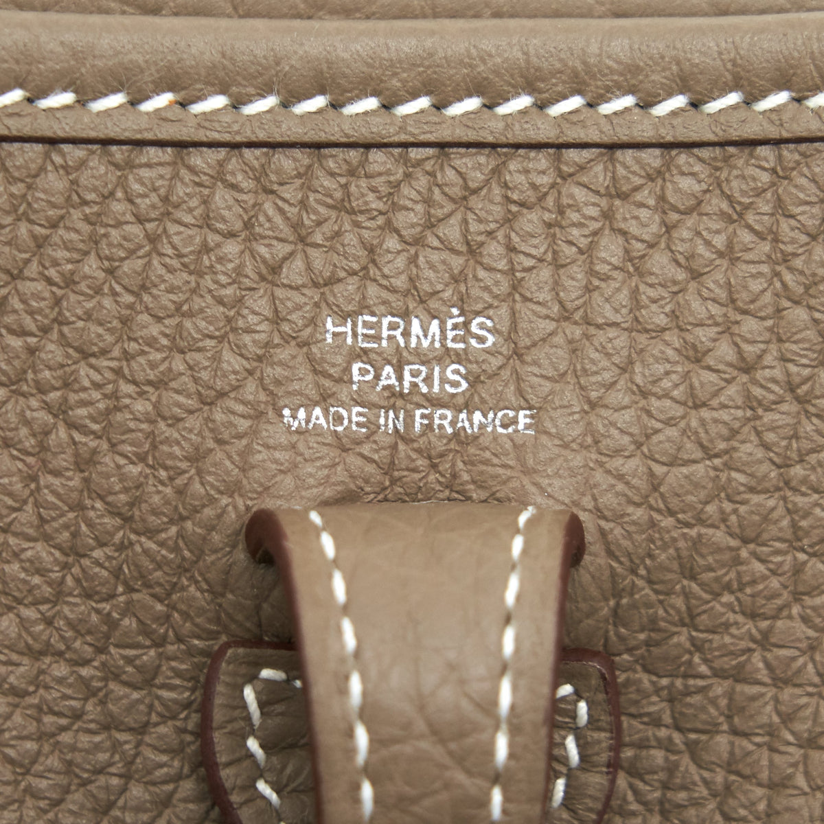 Hermes Mini Evelyne Etoupe SHW