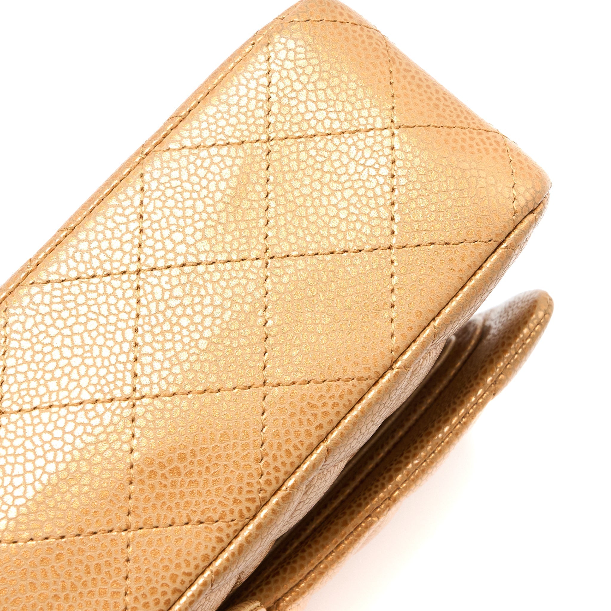 CHANEL MEDIUM CLASSIC DOUBLE FLAP BAG CAVIAR METALLIC IRIDESCENT RUTHENIUM HARDWARE