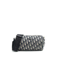 DIOR BLUE OBLIQUE MESSENGER ROLLER BAG
