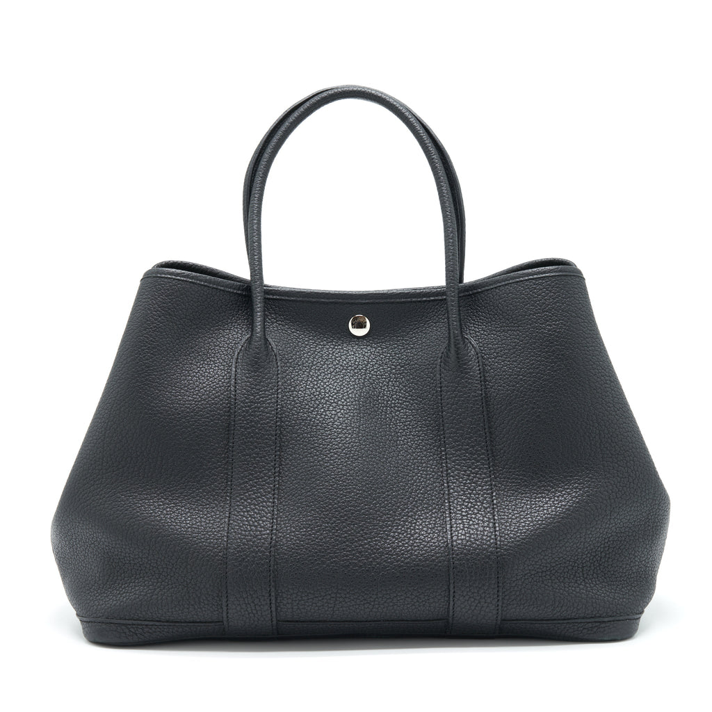 Hermes Garden Party 36 Black SHW