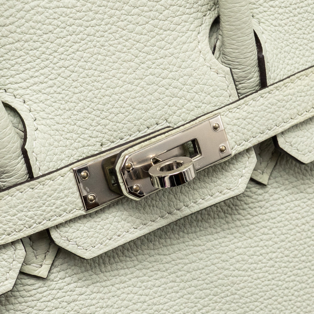 Hermes Birkin 25 togo gris neve SHW
