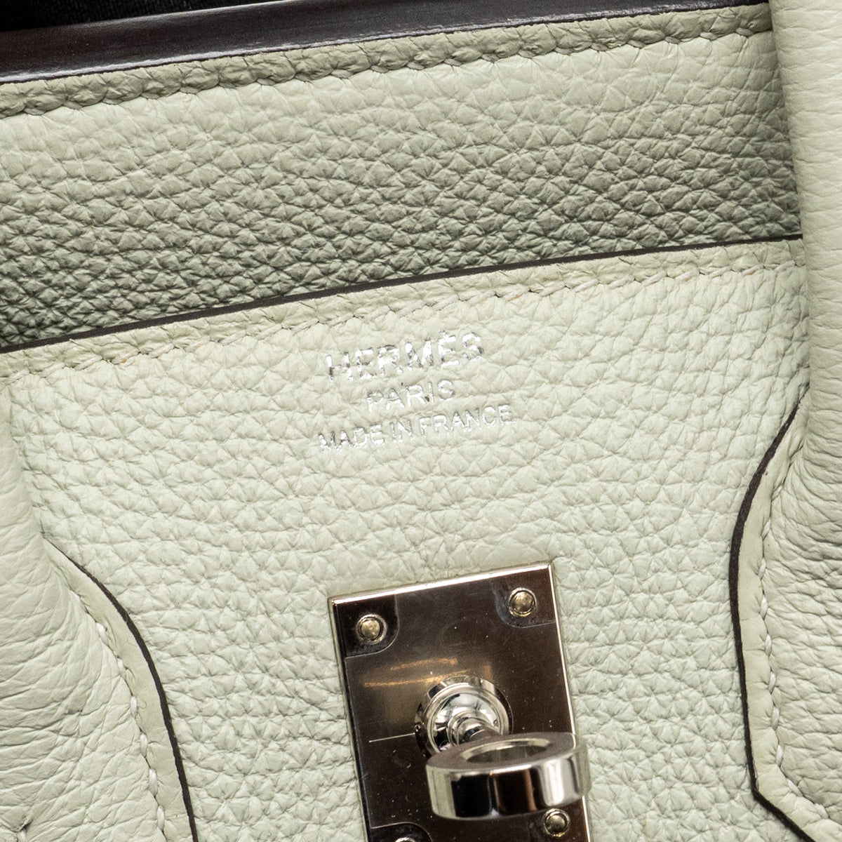 Hermes Birkin 25 togo gris neve SHW