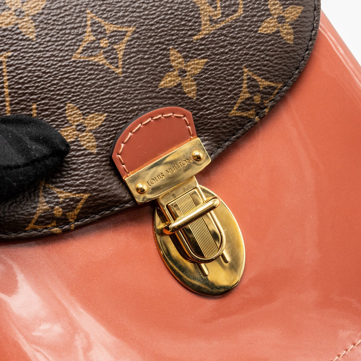 LOUIS VUITTON HOT SPRINGS BACKPACK PATENT / MONOGRAM CANVAS PINK GHW