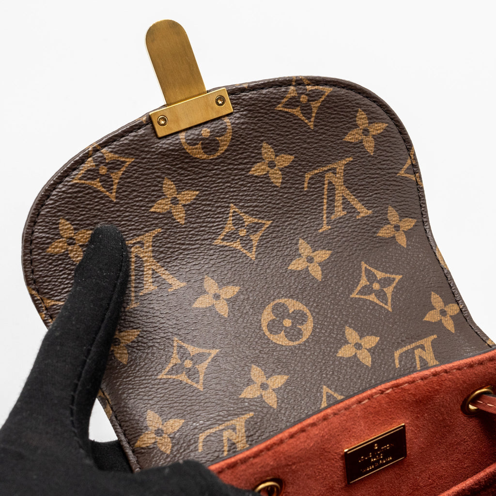 LOUIS VUITTON HOT SPRINGS BACKPACK PATENT / MONOGRAM CANVAS PINK GHW