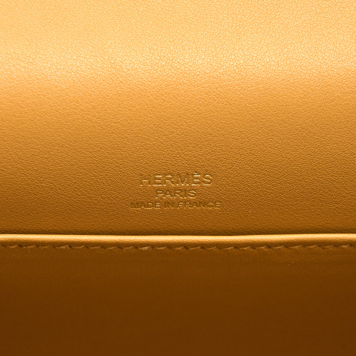 Hermes Geta Chevre Mysore Caramel GHW