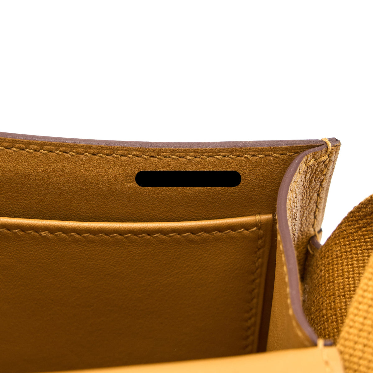 Hermes Geta Chevre Mysore Caramel GHW
