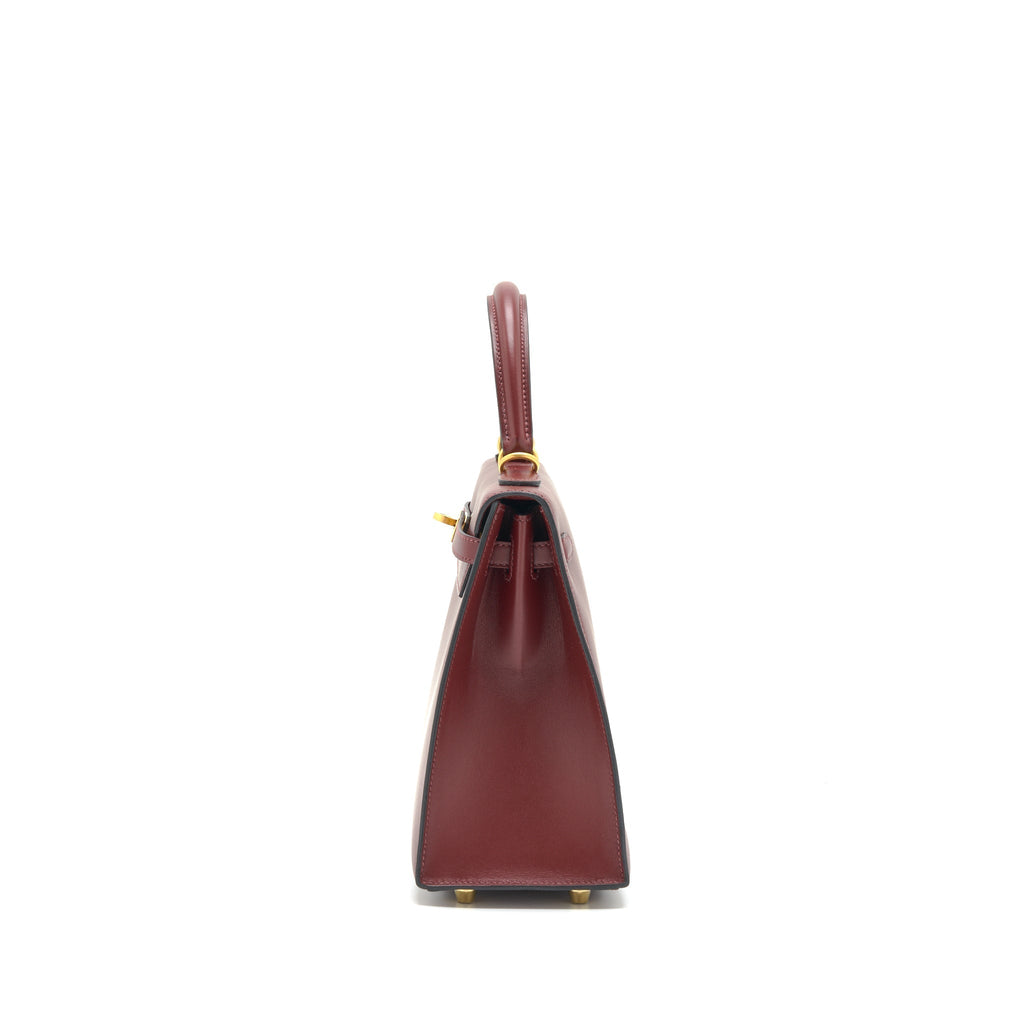 HERMES KELLY 25 SPECIAL ORDER SOMBRERO ROUGE H BRUSHED GHW