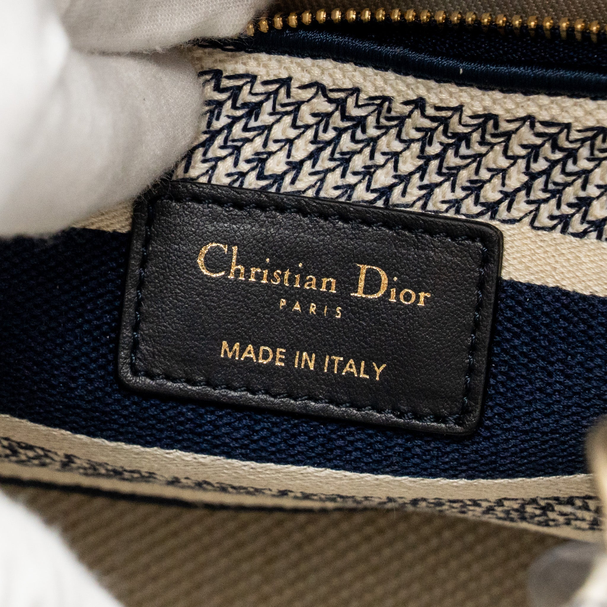 DIOR MEDIUM LADY D-LITE BAG TOILE DE JOUY EMBROIDERY BLUE LGHW