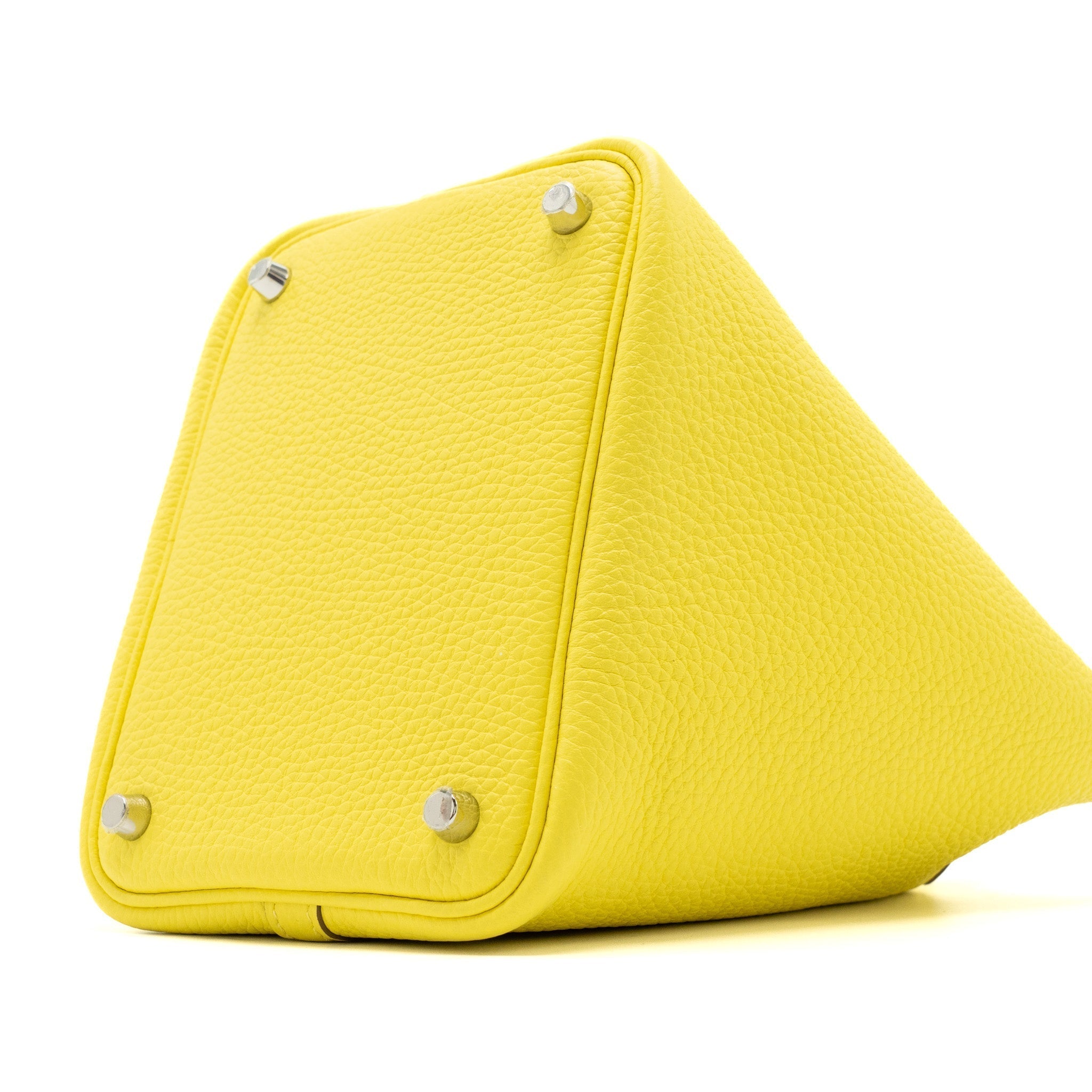 HERMES PICOTIN 18 LOCK BAG CLEMENCE LIME SHW