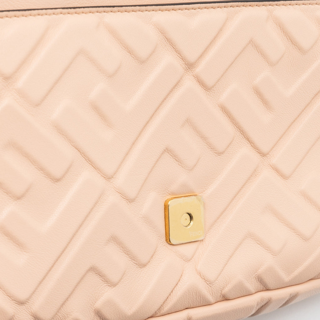 FENDI BAGUETTE BAG LAMBSKIN LIGHT PINK GHW