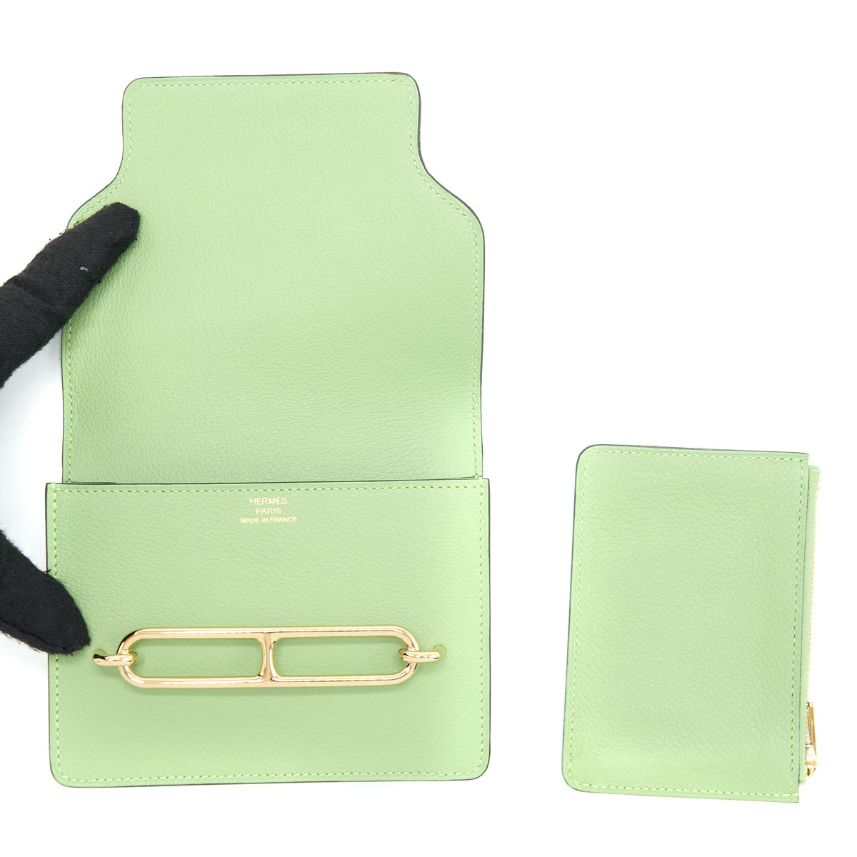 Hermes Roulis Slim Evercolor Vert Criquet GHW
