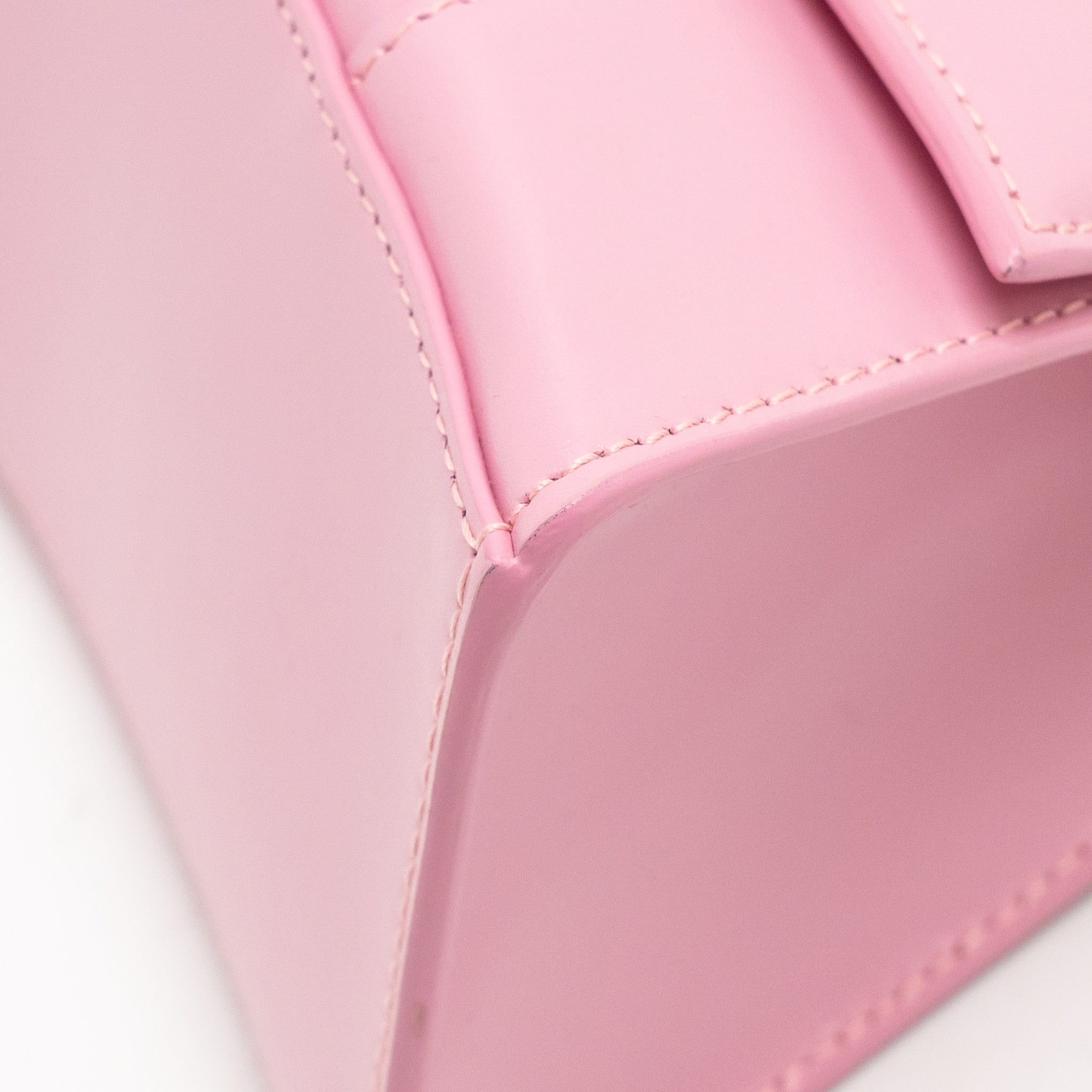 BALENCIAGA SMALL HOURGLASS BAG CALFSKIN PINK SHW