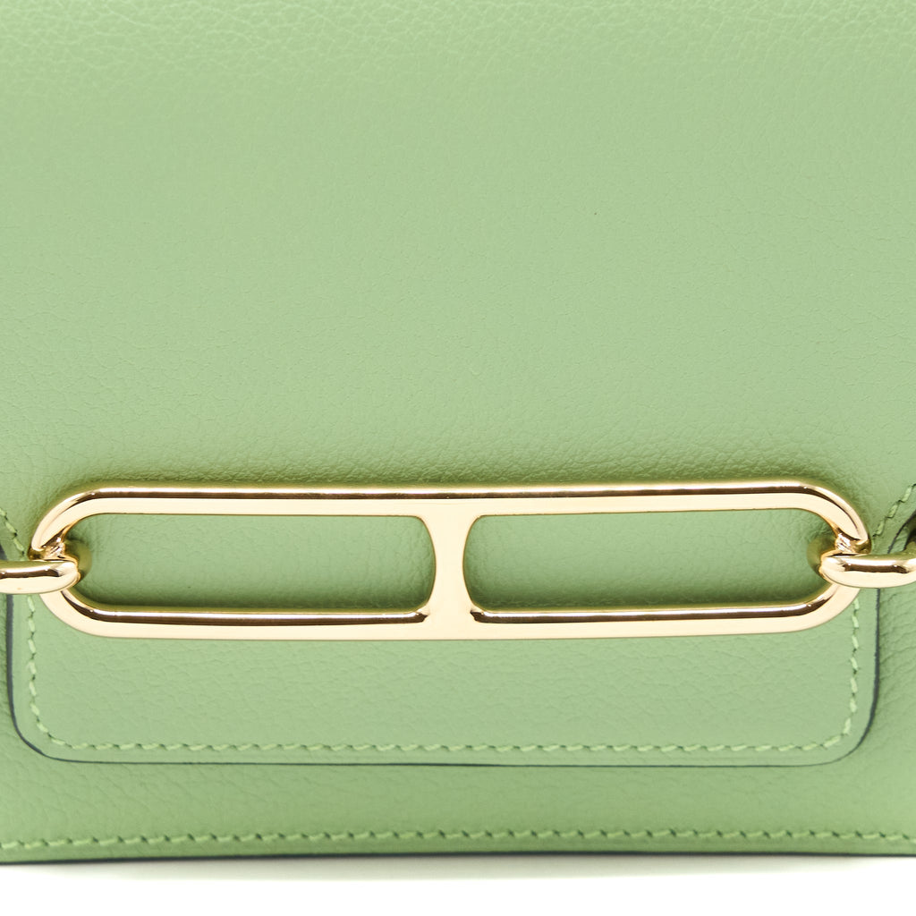 Hermes Roulis Slim Evercolor Vert Criquet GHW