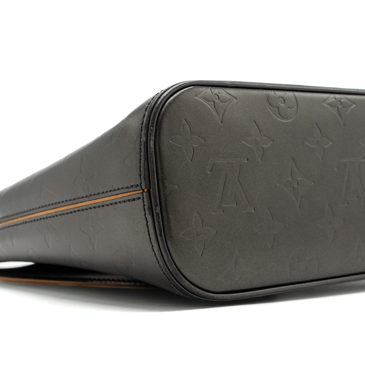 LOUIS VUITTON MESSENGER SHOULDER BAG LEATHER DARK GREY SHW