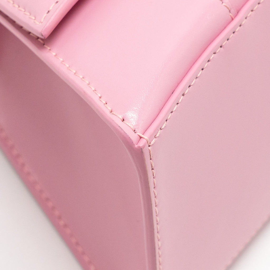 BALENCIAGA SMALL HOURGLASS BAG CALFSKIN PINK SHW