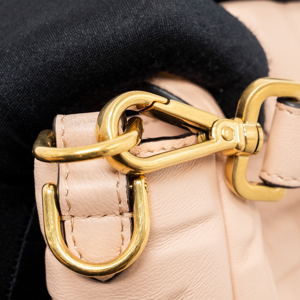 FENDI BAGUETTE BAG LAMBSKIN LIGHT PINK GHW