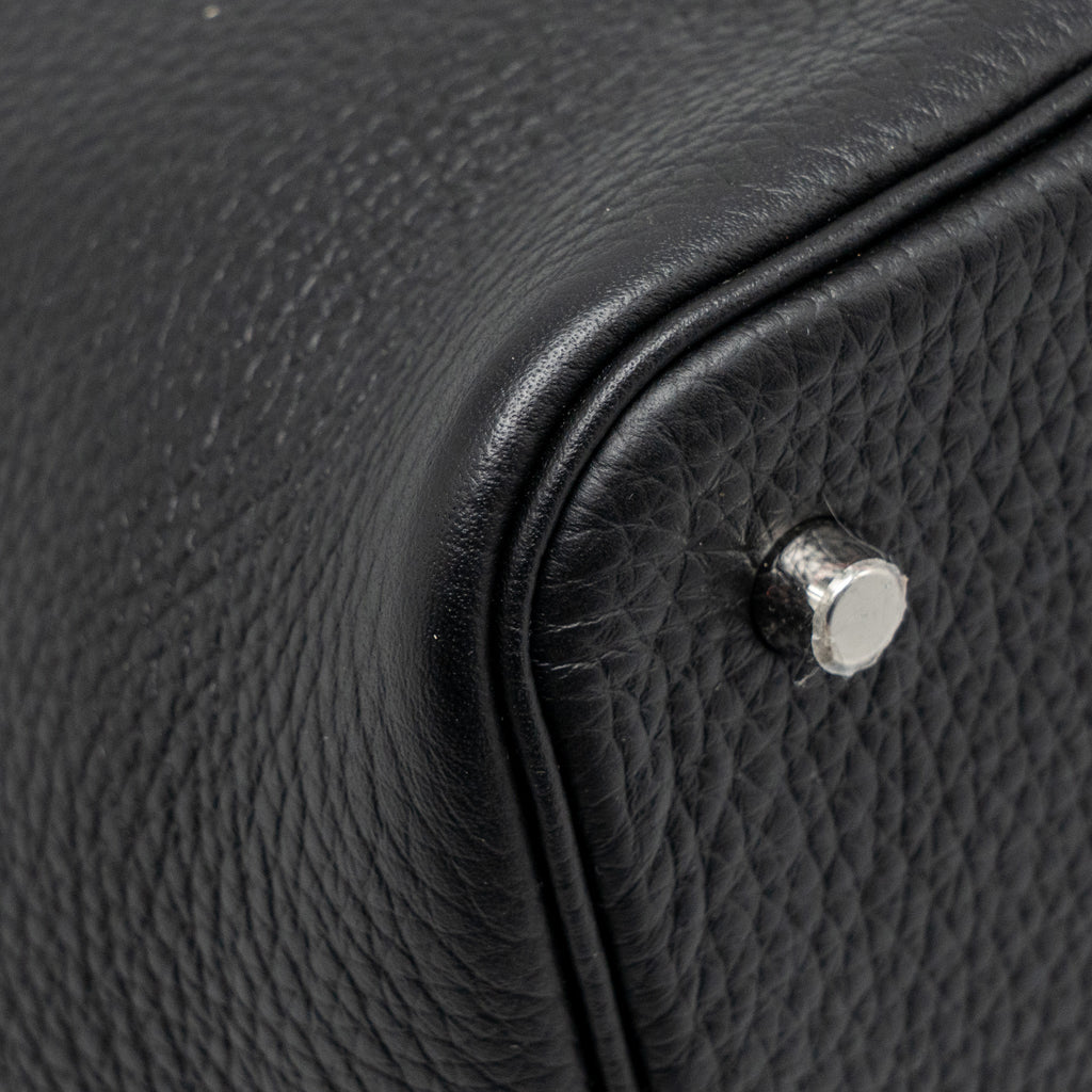 HERMES PICOTIN 22 LOCK BAG CLEMENCE BLACK SHW