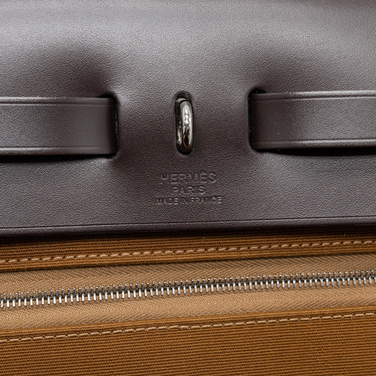 HERMES HERBAG 31 Berline/Vache Hunter Alezan/Ebene SHW