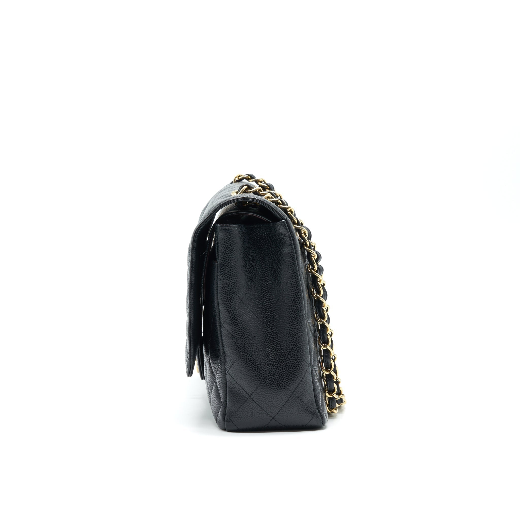 CHANEL CAVIAR MAXI IN BLACK GHW