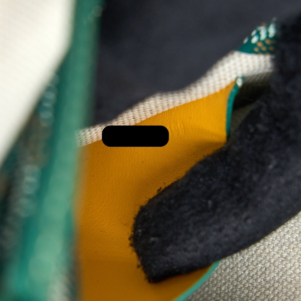 GOYARD POCHETTE PLUMET GOYARDINE CANVAS VERT SHW