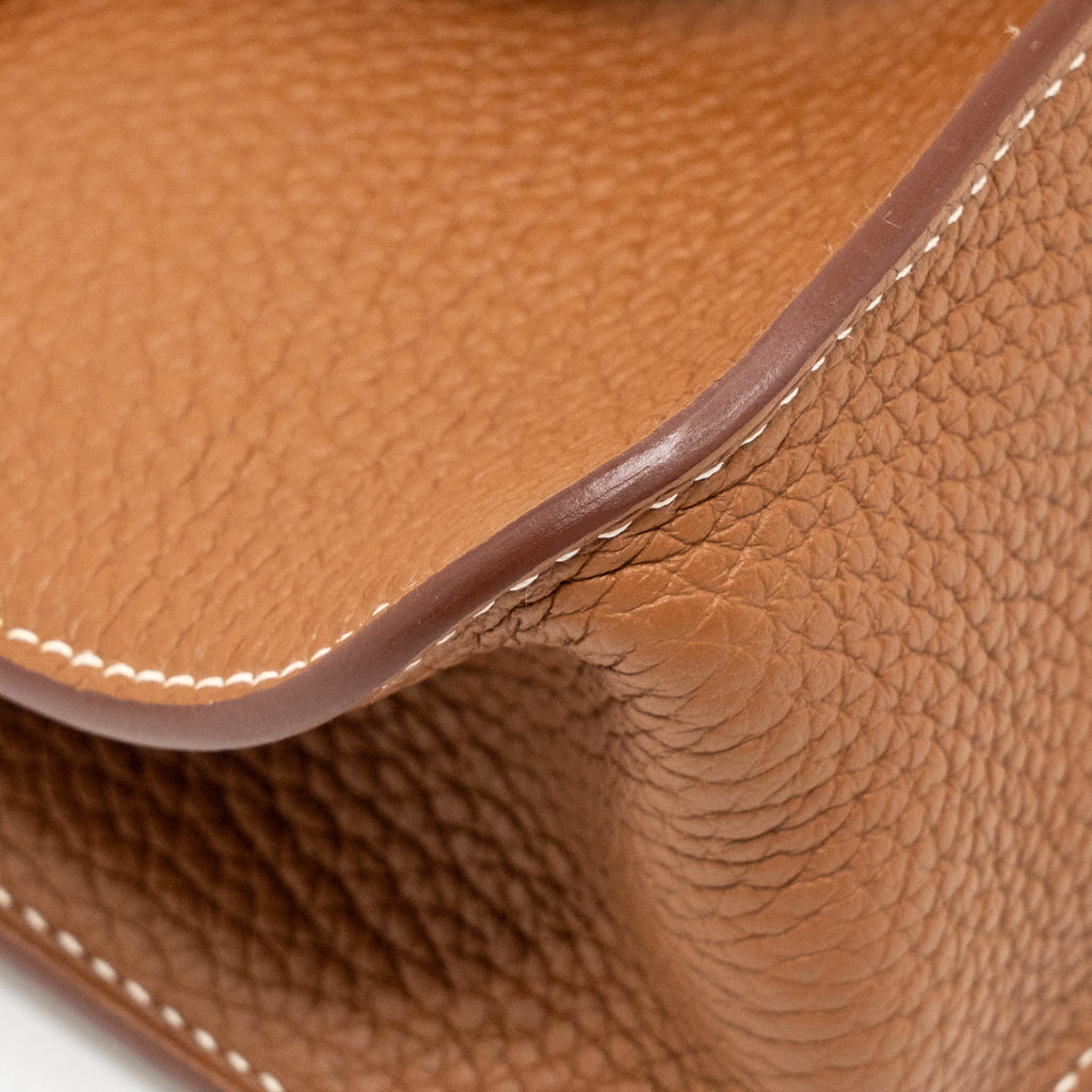 HERMES HALZAN 25 CLEMENCE GOLD GHW