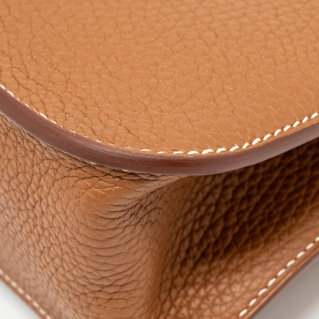 HERMES HALZAN 25 CLEMENCE GOLD GHW