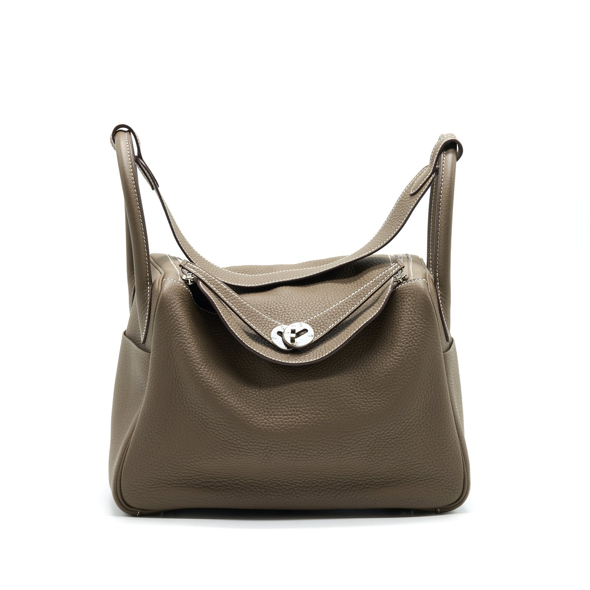 HERMES Lindy 30 Etoupe SHW
