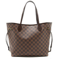 LOUIS VUITTON NEVERFULL MM DAMIER EBENE CANVAS /ROSE BALLERINE
