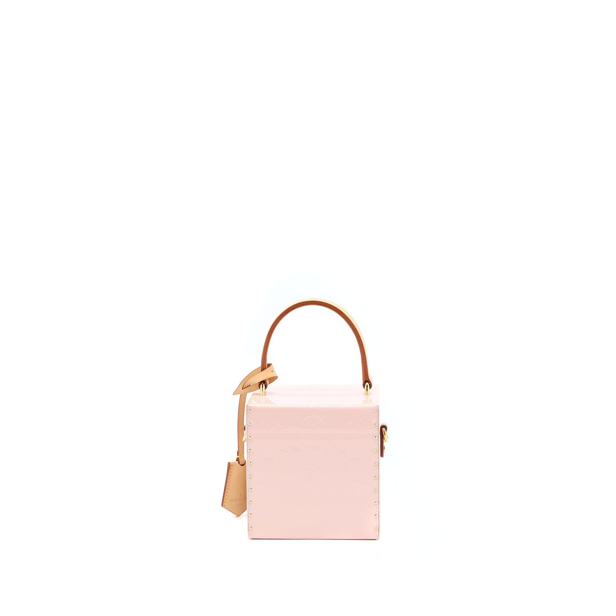 LOUIS VUITTON BLEECKER BOX BAG VERNIS PINK GHW
