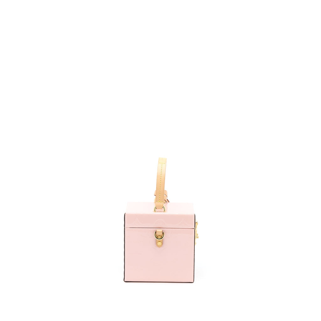 LOUIS VUITTON BLEECKER BOX BAG VERNIS PINK GHW
