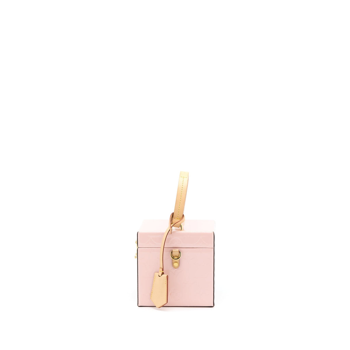 LOUIS VUITTON BLEECKER BOX BAG VERNIS PINK GHW