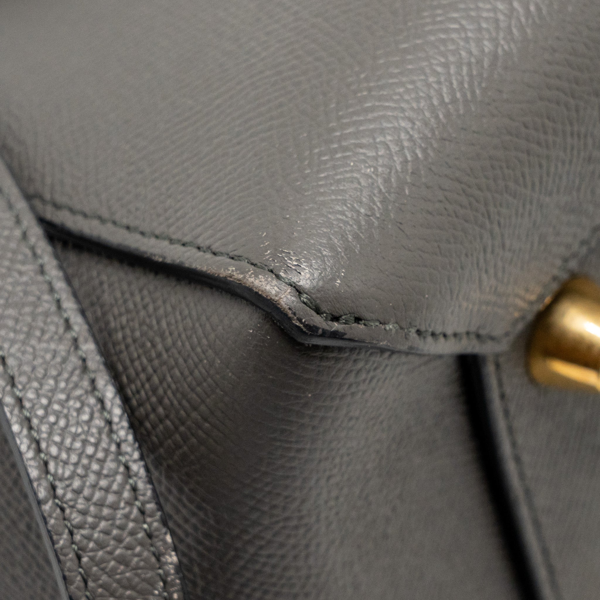 CELINE MINI BELT BAG CALFSKIN GREY GHW