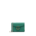 GUCCI MINI DIONYSUS WALLET ON CHAIN GREEN MULTICOLOUR HARDWARE