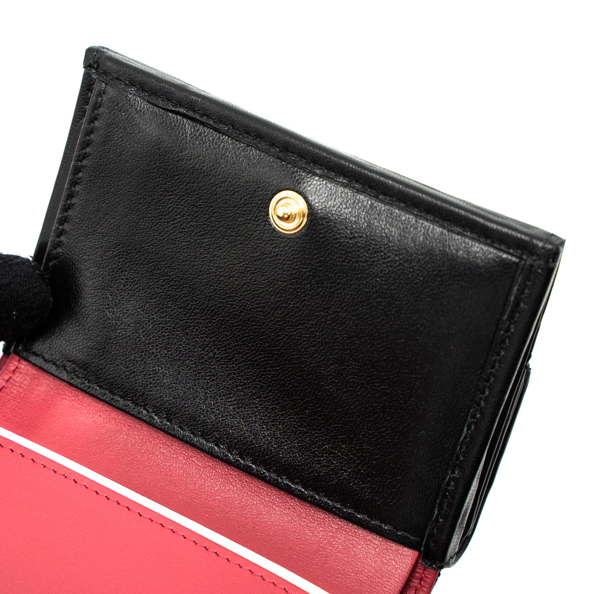 CHANEL 19 FLAP COMPACT WALLET LAMBSKIN BLACK GHW (MICROCHIP)